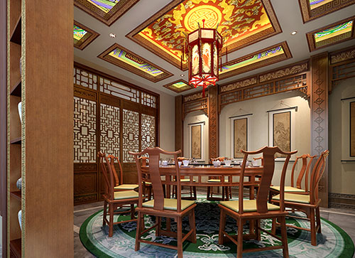 潮阳中式古典风格家居装修设计效果图