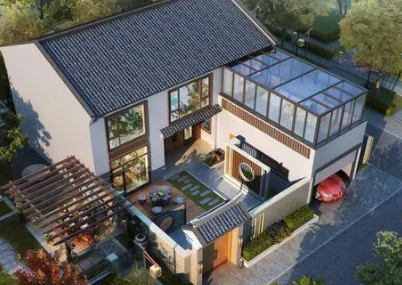 潮阳谈谈如何做出更好的现代中式别墅设计